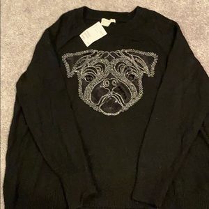 Jeweled Pug Sweater